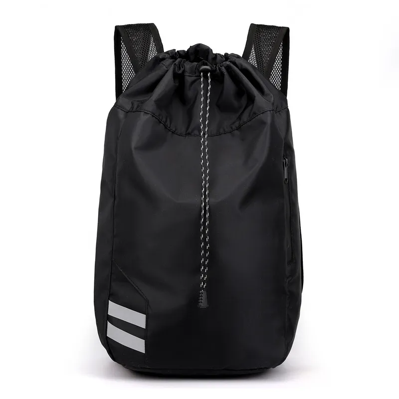 Xianghui Drawstring Pocket Shoulder Sports Tube Bag Training Basketball Bag