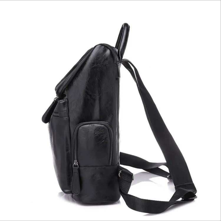 Xianghui PU Computer Backpack Travel Large Capacity Sports Men Backpack