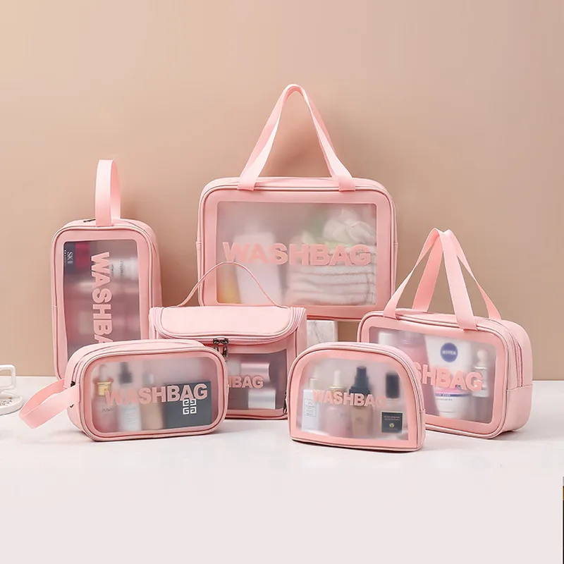 Xianghui Custom Waterproof Makeup Bag Portable PU Travel Cosmetic Pouch
