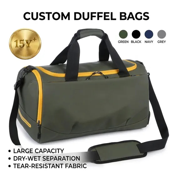 Xianghui Oxford Cloth Wet and Dry Separation Package Printed Logo Bag