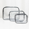 Xianghui OEM Transparent Make up Window PU PVC Cosmetic Bag Waterproof Travel Beauty Makeup Bag