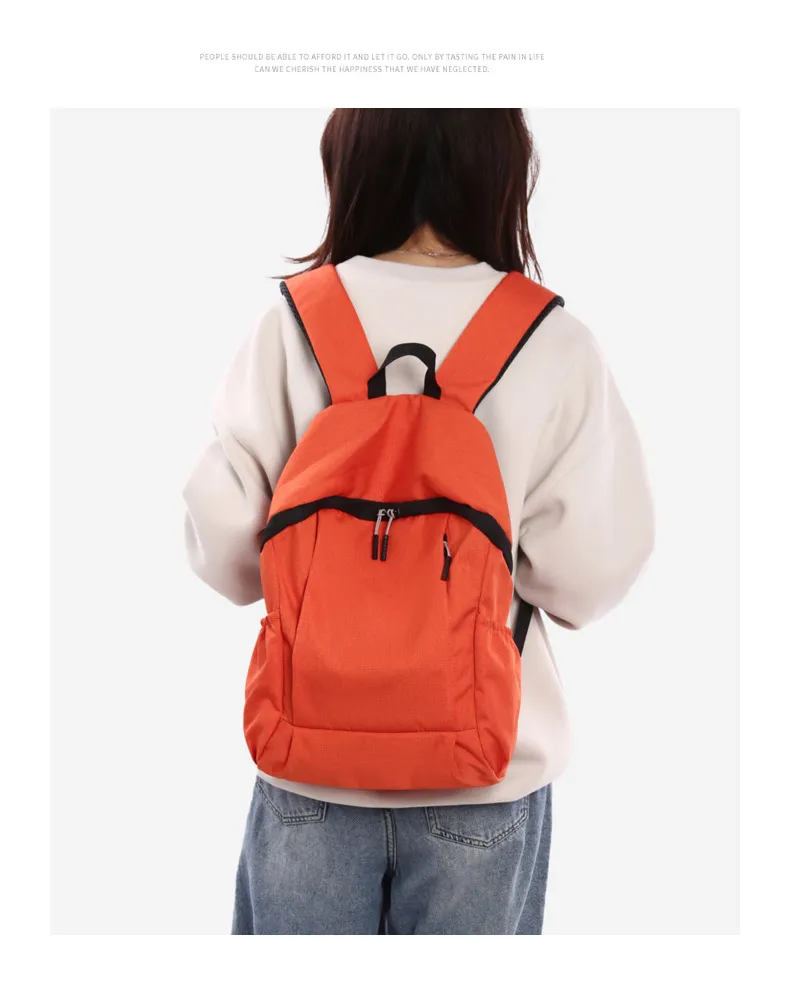 Xianghui Lightweight Backpack Schoolbag Load Reduction Oxford Cloth Multi Function Travel Casual Cycling Laptop Bag Backpack Outdoor