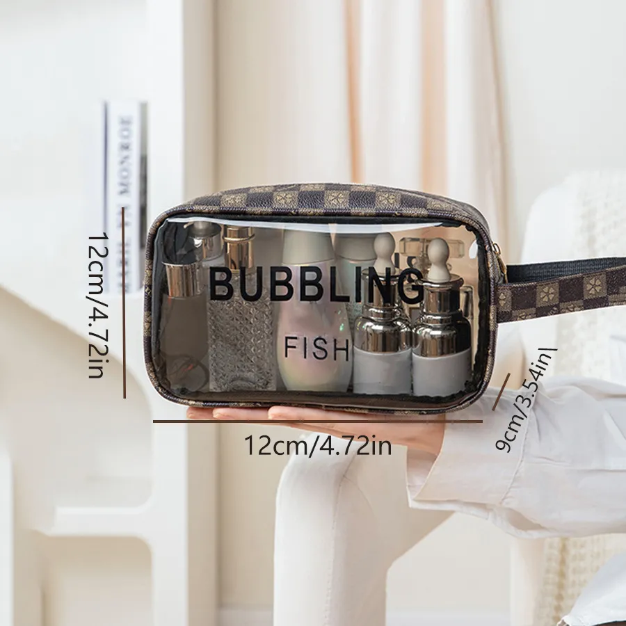 OEM/ODM Wholesale Toiletry Bags Packaging Gift Make up PVC Zipper Cosmetic Wash Beauty Makeup Cosmetic Bag
