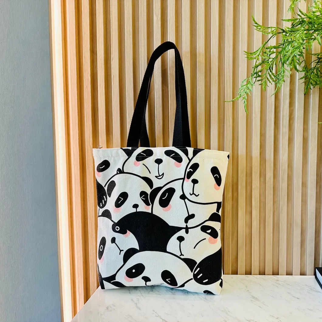 Xianghui China Factory OEM Custom Design Printed Cotton Canvas Jute Tote Shopping Bag