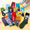 Xianghui Carton Men Unisex Happy Custom Logo Jacquard Funny Women Crew Socks