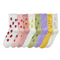 Xianghui Colorful Cotton Fruits Pattern Women Young Girls Tube Socks