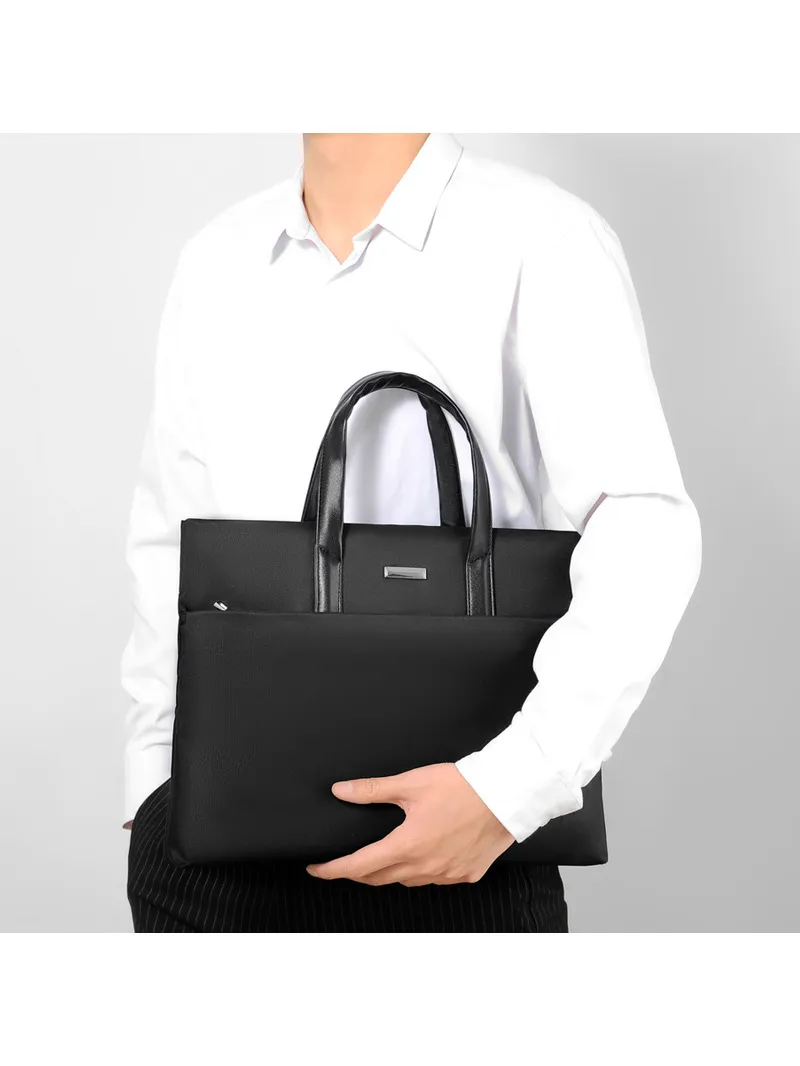 Fashion Laptop Bag Detachable Shoulder Strap Briefcase File Handbag Business Computer Bag