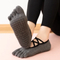Xianghui Double Cross Strap Full Finger Half Finger Toe Yoga Socks
