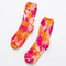 Xianghui Custom Funny Tube Cotton Crew Tie Dye Happy Socks for Unisex
