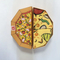 Xianghui Unique fashion Colors Sports Happy Food Pizza Socks of Couple Gift Box