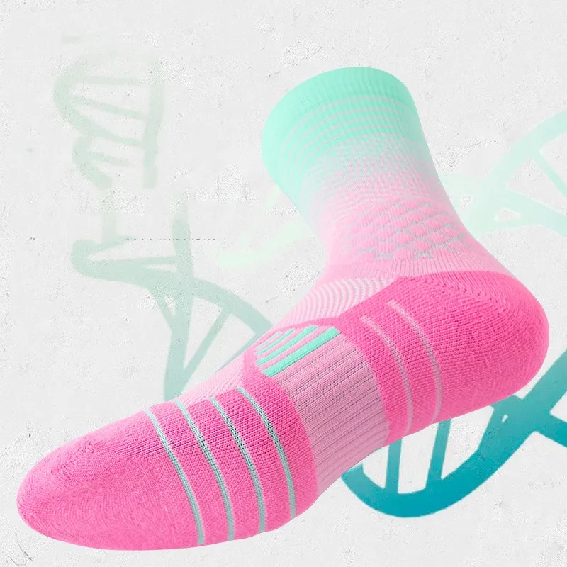 Xianghui Cheap Crew Type Quick Dry Running Custom Logo Unisex Sport Socks
