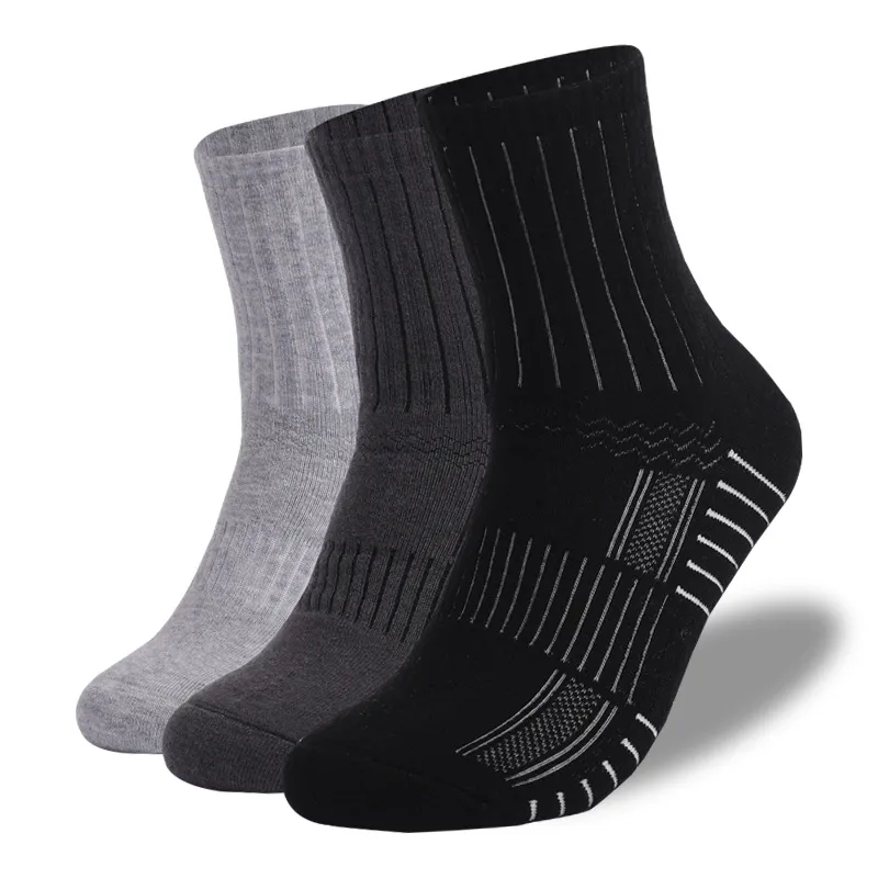Xianghui Custom Logo Men's Merino Wool Socks Wool Blend Boot Outdoor Recycled Socks
