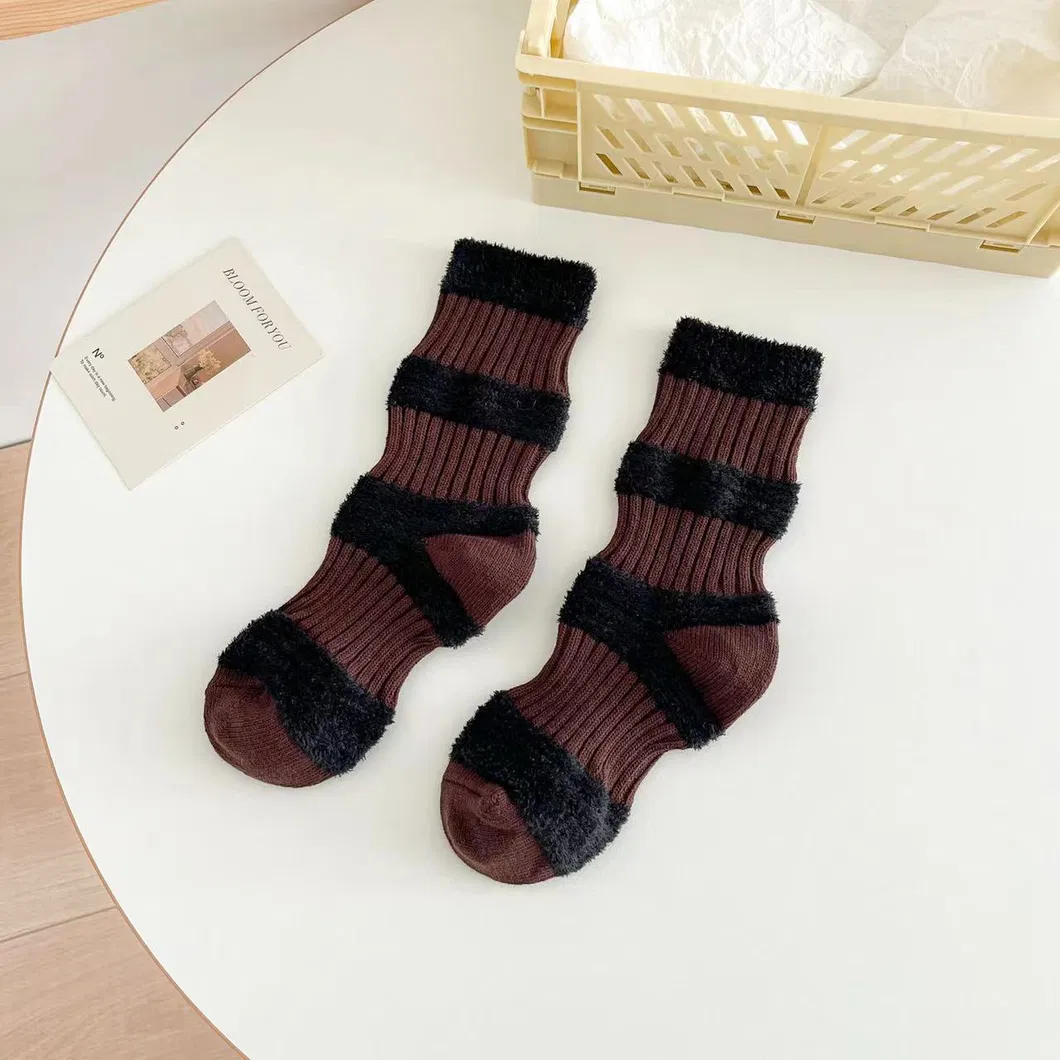 Xinanghui Custom Wholesale Socks Winter Crew Custom Breathable Soft Warm Socks Women