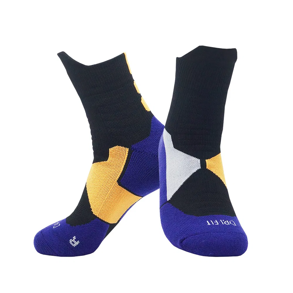 Xianghui Wholesale Can Custom Elite Basketball Sport Long Custom Logo Socks