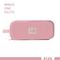 Custom Logo Printed Canvas Zipper White Makeup Bag Luxury Cotton Small Canvas Make up Bag Travel Cosmetic Bag Pencil Pouch