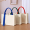 Xianghui White Background Supports Customized Canvas Bags Environmentally Friendly and Reusable Bags