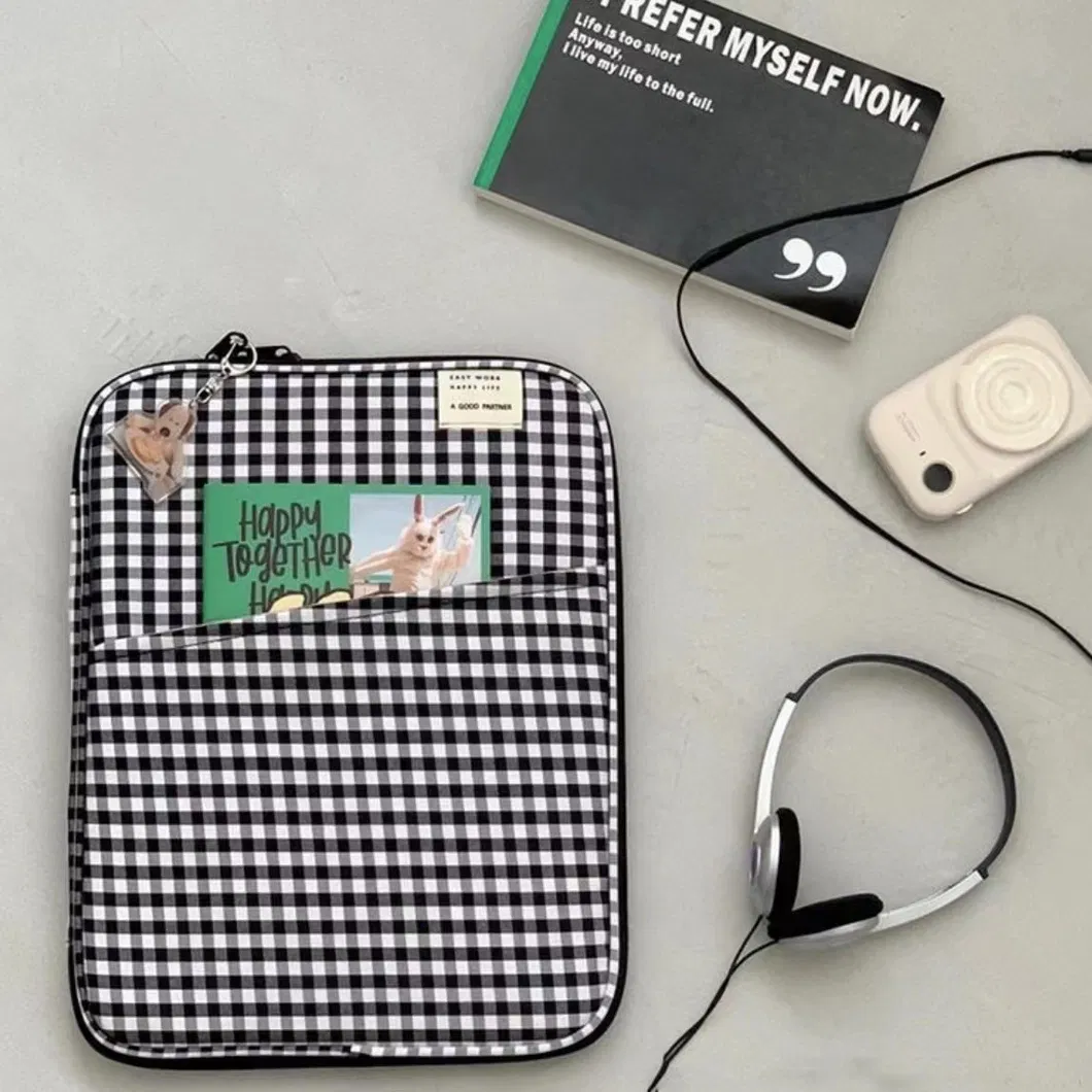 Xianghui Computer Bag Customized Check Pattern Laptop Sleeve Bag