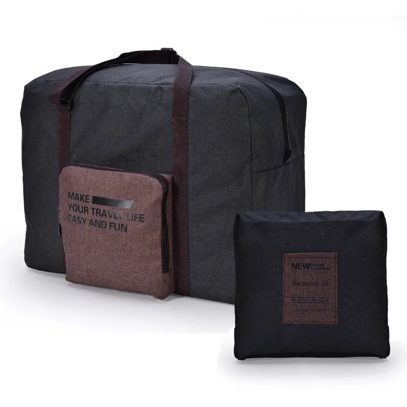 Xianghui Men Folding Travel Storage Waterproof Portable Bags Shoulder Bags