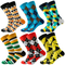 Xianghui Wholesale Custom Logo Jacquard Luxury Design Men Tube Socks
