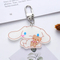 Xianghui Popular Transparent Custom Logo Design Cute Cartoon Glitter Acrylic Keychain