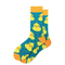 Xianghui Novelty Mens Funny Jacquard Yellow Duck Animal Cotton Crew Socks