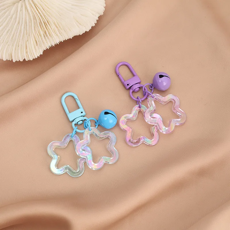 Xianghui Beautiful Shine Star Sahpe Accessories Colorful Custom Acrylic Keychain