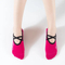 Xianghui Round Head Backless Print Logo Invisible Small Lace-up Sports Yoga Socks