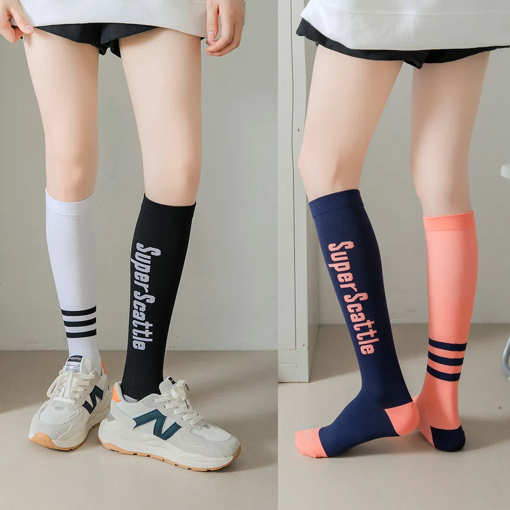 Xianghui Breathable 100% Cotton High Compression Socks for Women and Men