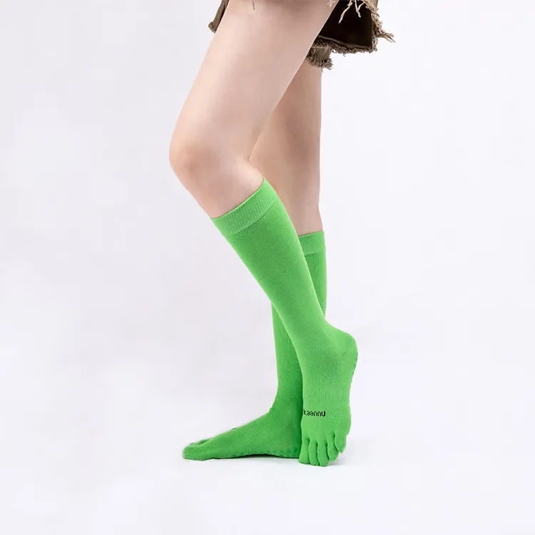 Xianghui Pilates Beginners Five Fingers Non-Slip Yoga Socks Professional Female Compression Socks