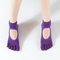 Xianghui Five Finger Yoga Socks Non-Slip Hole Split Toe Pilates Dance Beginners Socks
