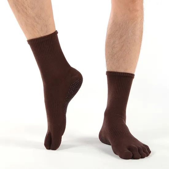 Xianghui Men's Toe Socks Yoga Socks Women's Professional Non-Slip Socks Indoor Floor Fitness Socks