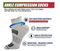 Xainghui Arch Support Flight Ankle Cotton Women and Men Compression Socks