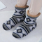 Xianghui Custom Pattern Winter Thick Wool Crew Warm Floor Socks with Grips