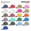 Blank 6 Panel Dad Hat with Custom Logo Embroidery 100% Cotton Twill Adjustable Sports Cap