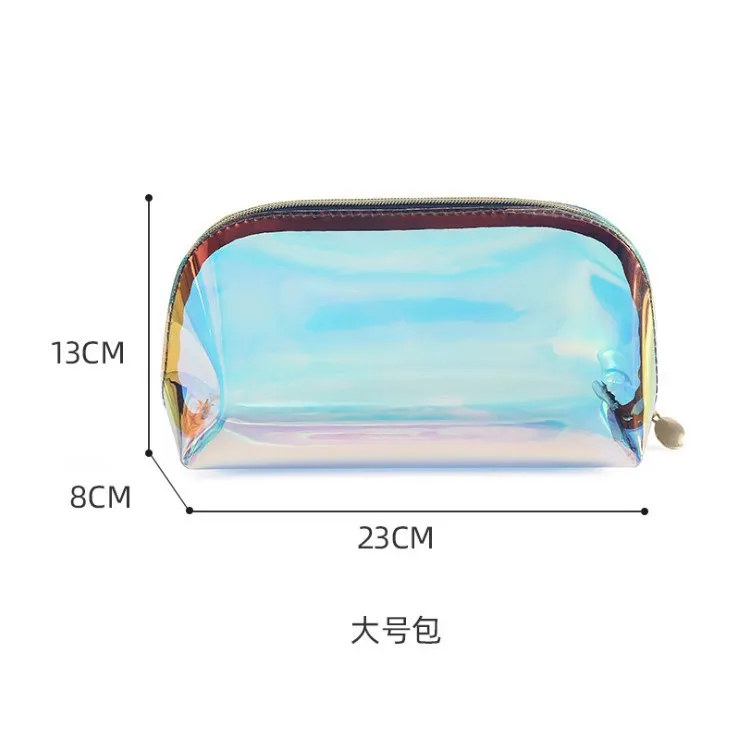 Xianghui Wholesale Laser TPU Transparent Portable Storage Multi-Functional Cosmetic Makeup Bags
