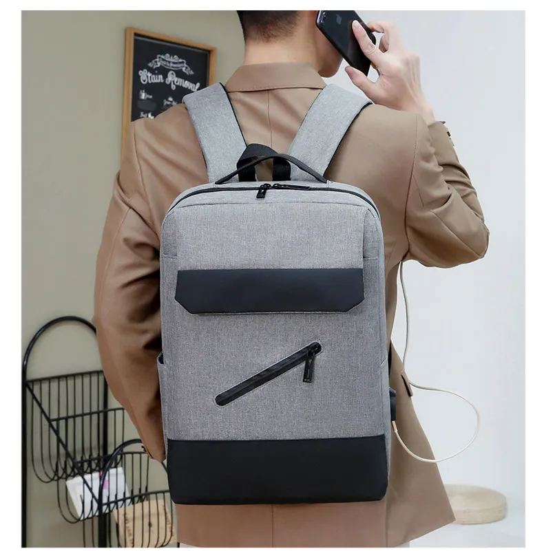 Xianghui Wholesale Lightweight Travel USB Charging Backpack Laptop Bag
