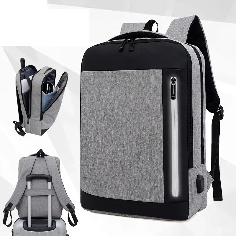 Xianghui Men's Laptop Bag Casual and Simple Work City Commuter Backpack