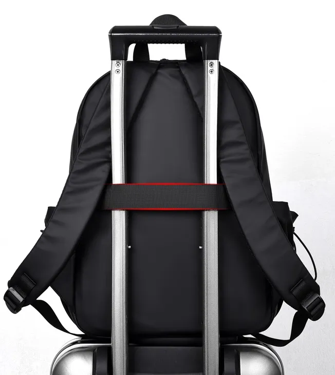 Xianghui School Casual PU Leisure Travel Backpacks for Men