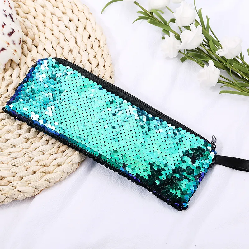 Xianghui Wholesale New Creative Reversible Sequin Make up Bag Student Pencil Bag