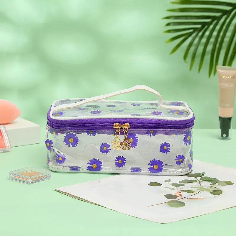 Xianghui Custom Makeup Bag Portable PU Leather Waterproof Pouch Travel Make up Bag Cosmetic Bag for Women