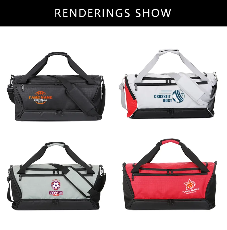 Xianghui Custom Logo Gym Bag Waterproof Travel Bags Sports Duffel Bag