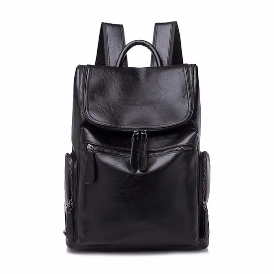 Xianghui PU Computer Backpack Travel Large Capacity Sports Men Backpack