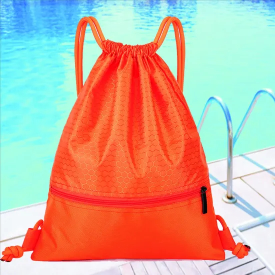 Xianghui Polyester Waterproof Drawstring Backpack Sports Drawstring Promotional Bags