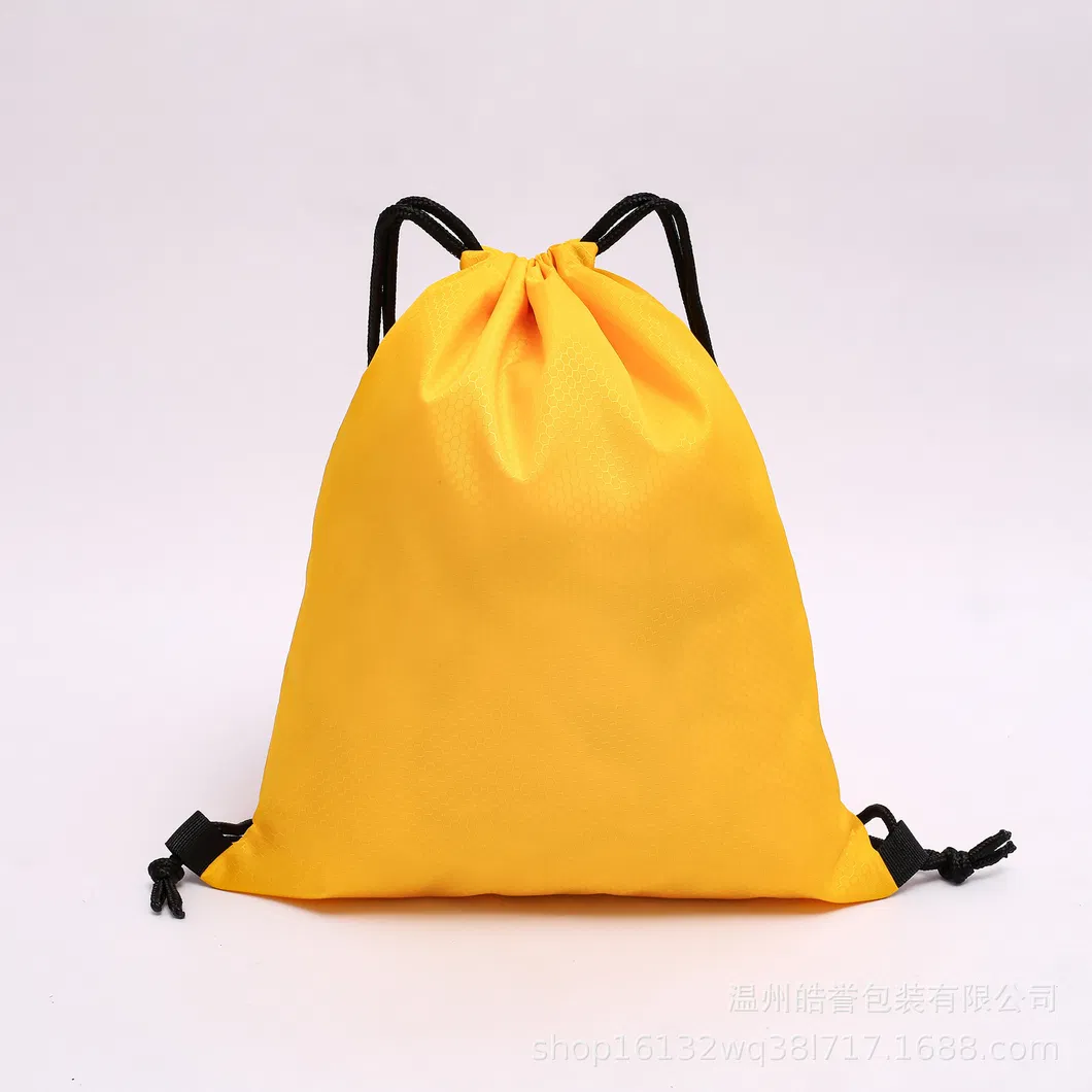 Xianghui Drawstring Backpack Bag Cheap Sports Polyester Promotional Shoes Bag