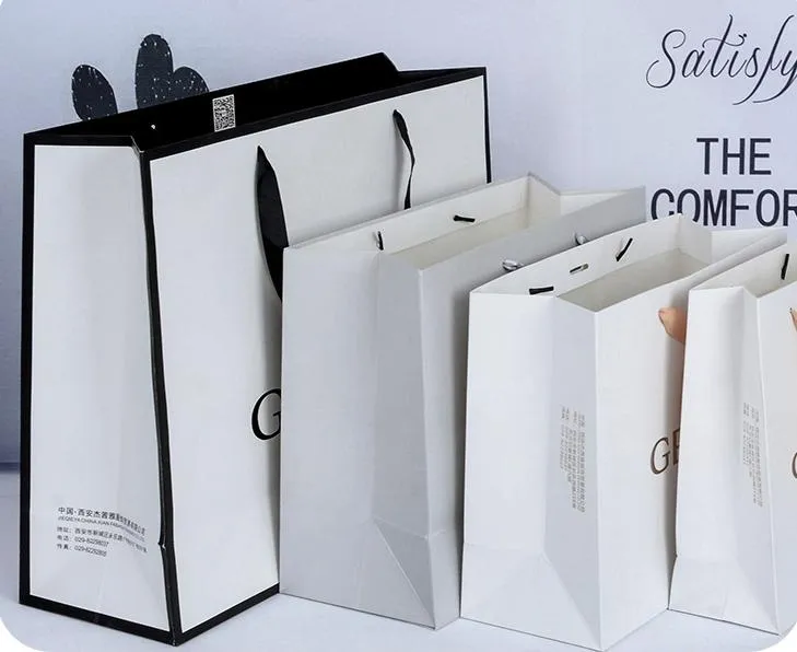 Xianghui Wholesale Kraft Paper Tote Bags Eco-Friendly Shopping Packaging