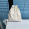Xianghui Simple Bow Print Lipstick Storage Bag Drawstring Pouch Cute Student Portable Travel Digital Sundries Storage Bag