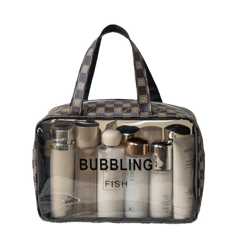 OEM/ODM Wholesale Toiletry Bags Packaging Gift Make up PVC Zipper Cosmetic Wash Beauty Makeup Cosmetic Bag