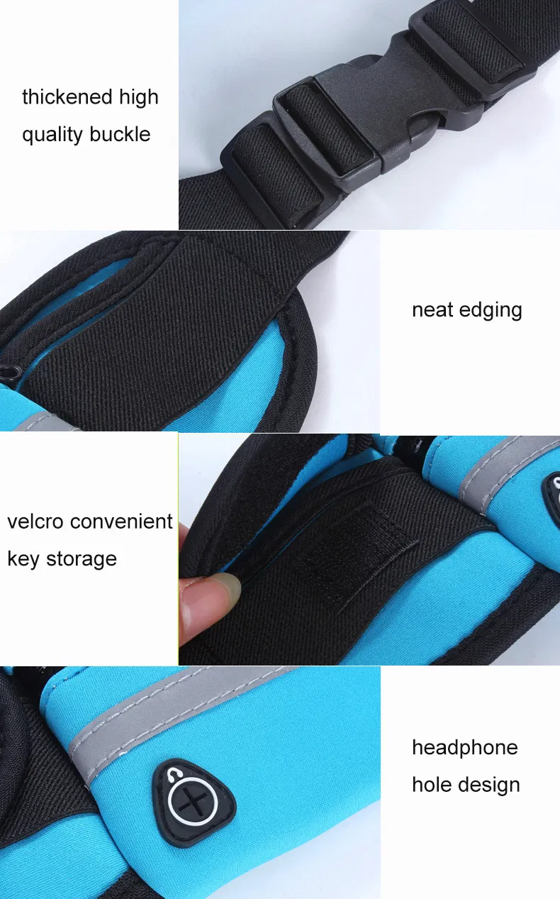 Xianghui Wholesale Adjustable Outdoor Sport Running Belt Water Resistant Running Bag