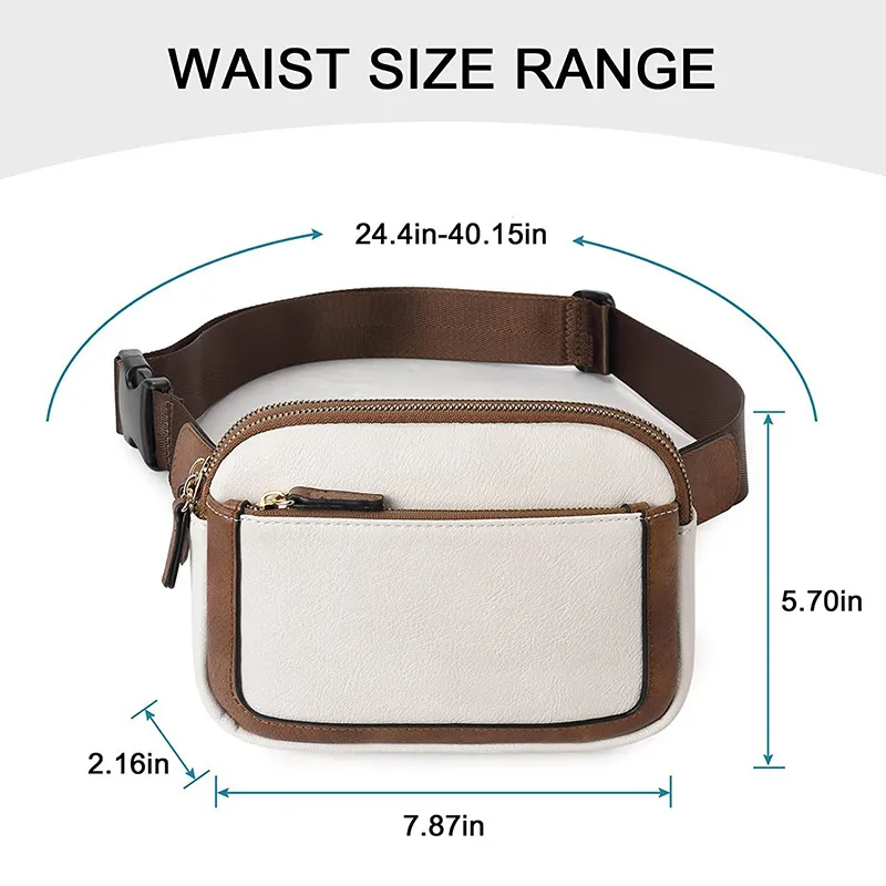 Custom Logo Oxford Sports Running Side Belt Hip Leg Messenger Bum Belt Sling Chest Crossbody Fanny Pack Men's Bag Waist Bags