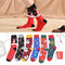 Xianghui Can Custom Logo Women's Winter Christmas Casual Crew Dress Socks